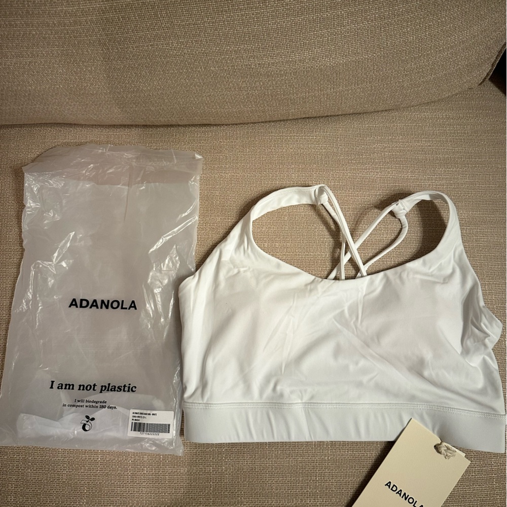 Adanola Ultimate Cross Back Bra - White